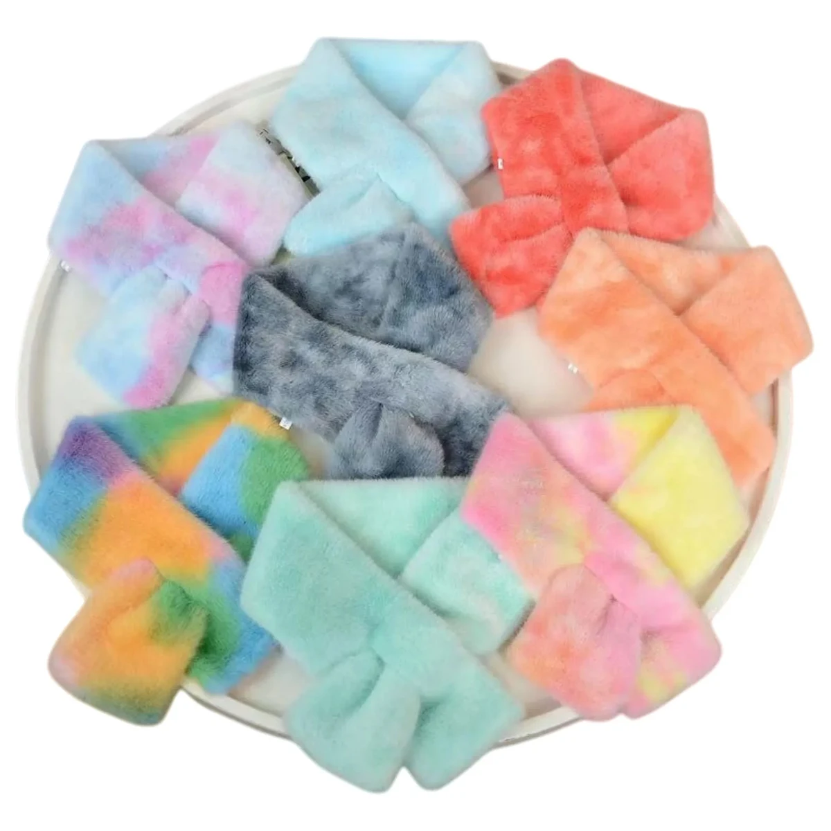 Gradient Color Womens Scarf Warm 1