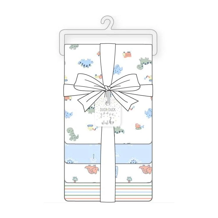 Boys Woven Receiving Blankets 4pk 1