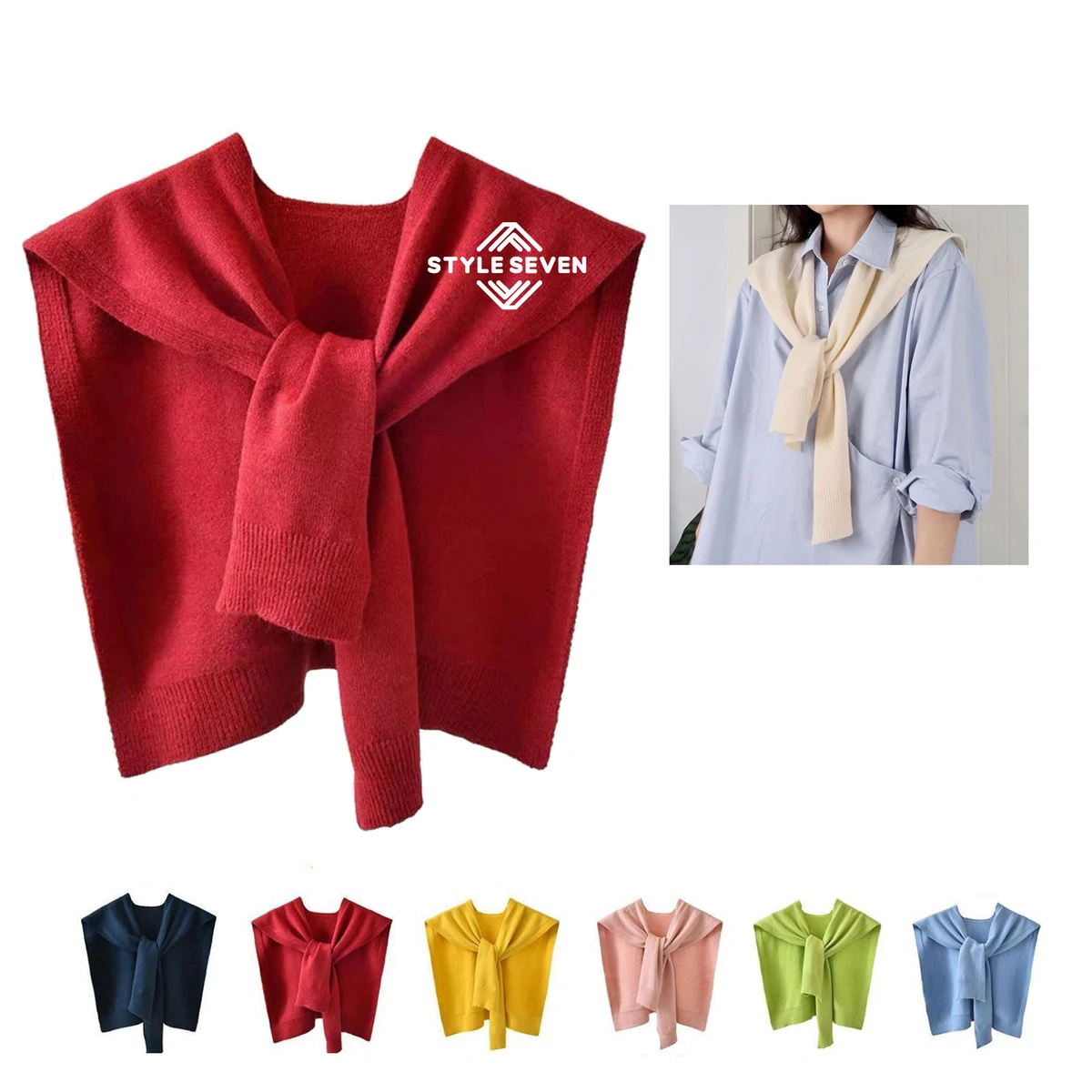 Artificial Collar Shawl Scarf 1