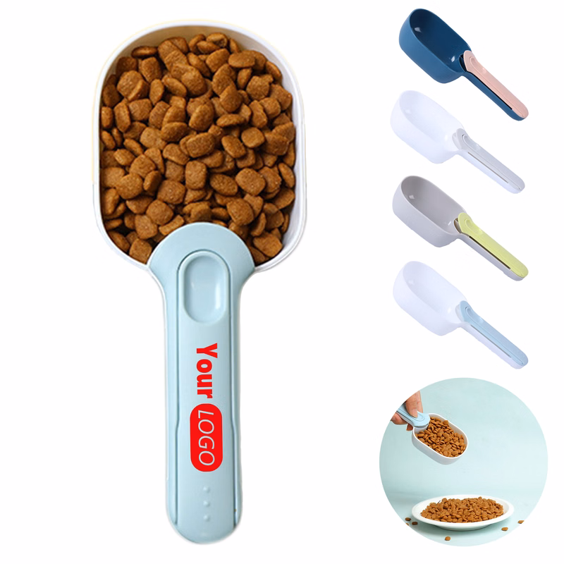 Sealing Handle Pet Food Portion Scoop