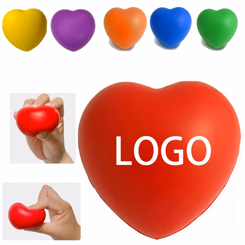 PU Stress Ball in Heart Shape