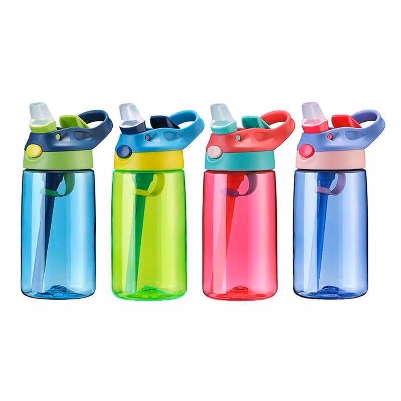 Kids Water Bottle with Straw 16 oz