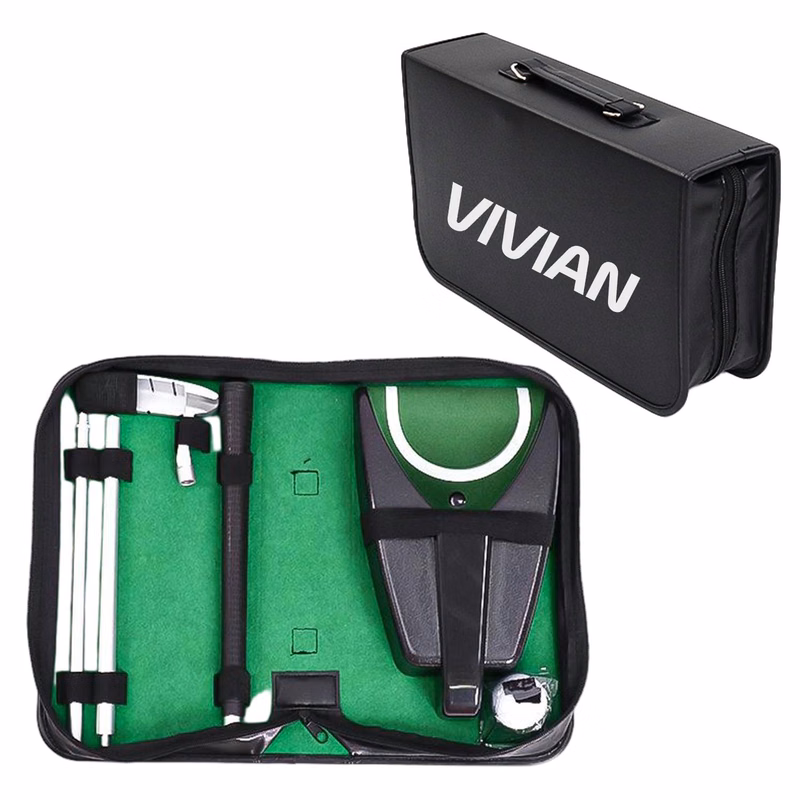 Detachable Golf Club Putting Set w/ Ball Return Cup