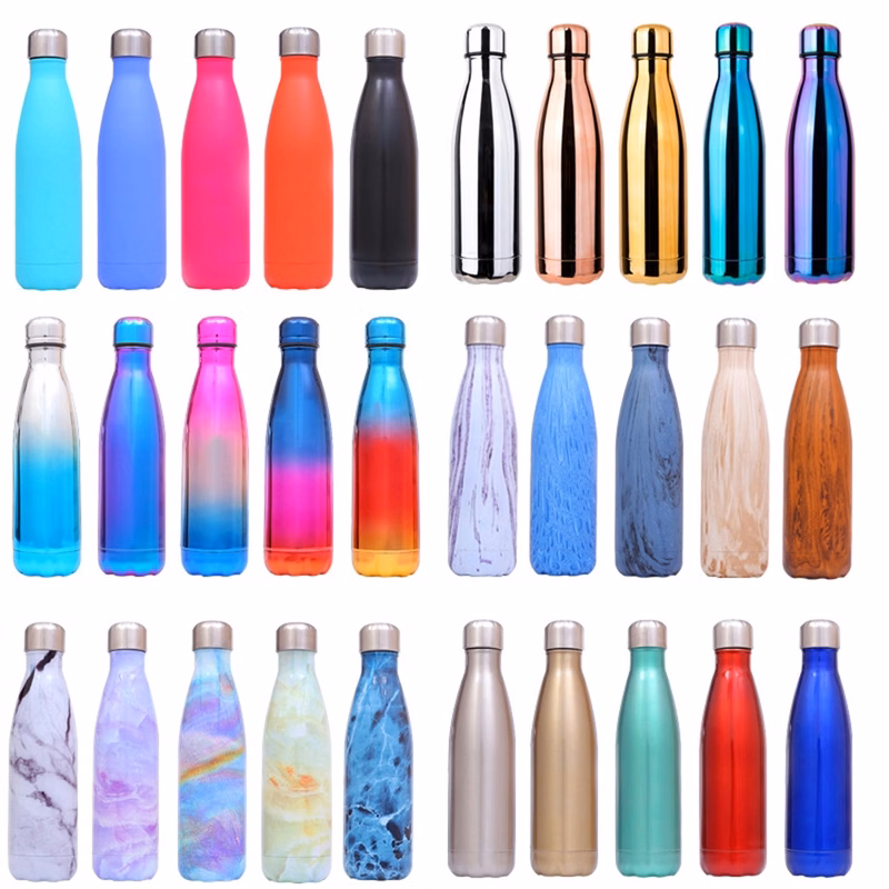17oz Cola-Shape Water Bottle Keep Hot & Cold