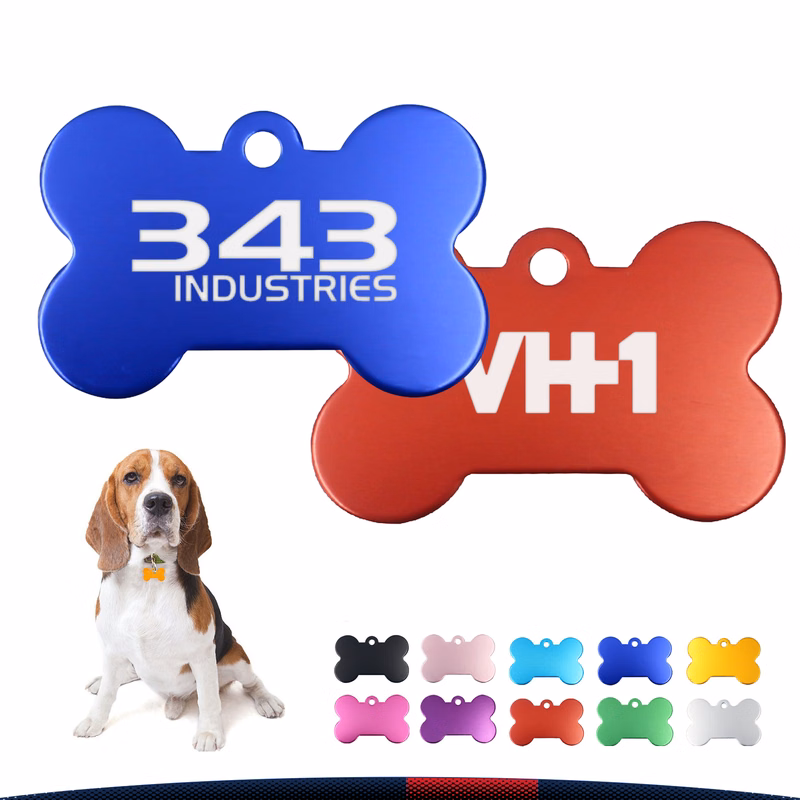 Bone Shaped Dog Tag