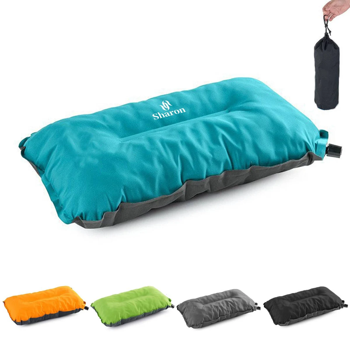 Outdoor automatic inflatable pillow 1