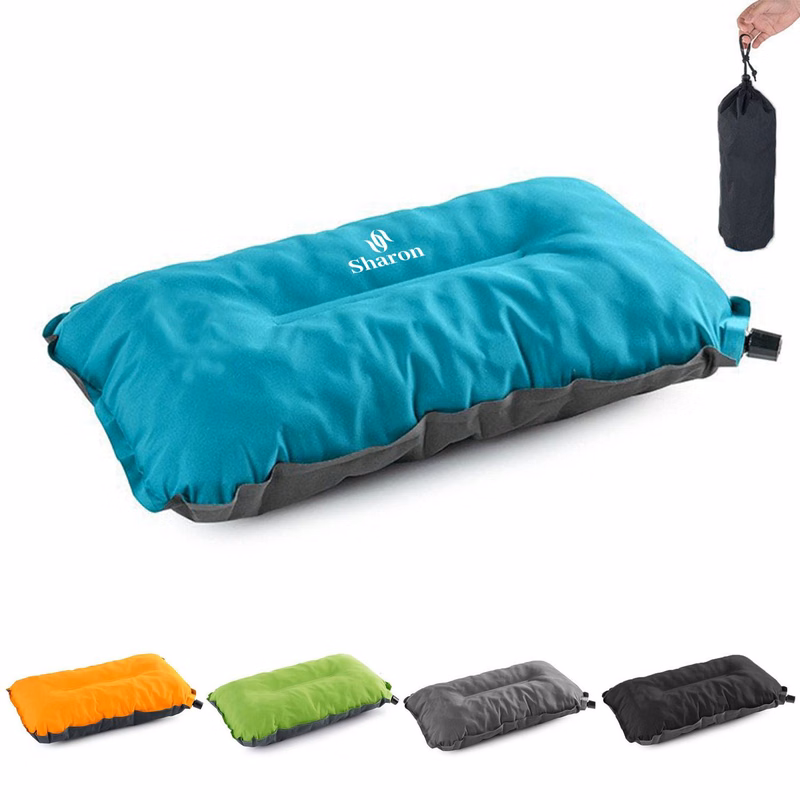 Outdoor automatic inflatable pillow