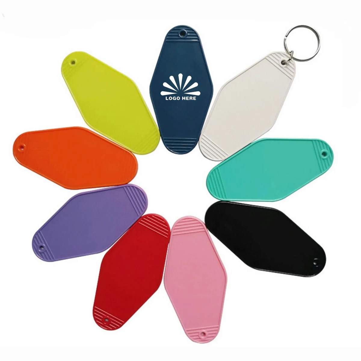 Motel Keychain Plastic Hotel Key Tag MOQ 100 PCS 1