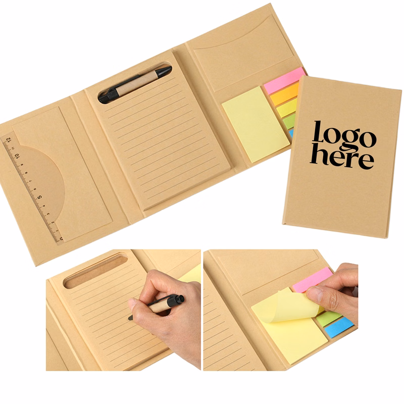 Study Multi-Functional Sticky Notebook with Pen