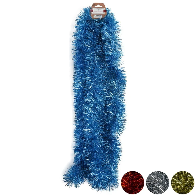 Christmas Tinsel Garland - 4 Colors Snowflake Designs 1