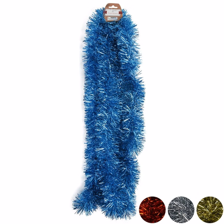 Christmas Tinsel Garland - 4 Colors Snowflake Designs