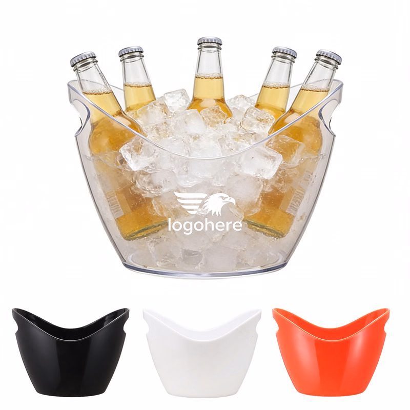 Oversized Crystal Clear Acrylic Wine Bucket