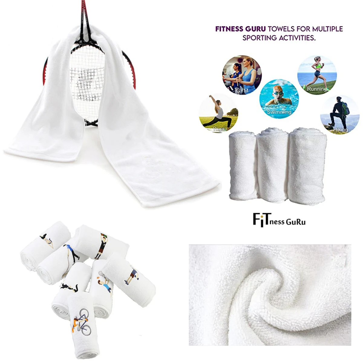 Embroidered Sports Towel 1