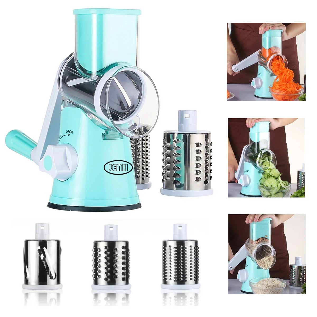 Drum Rotary Cheese Grater 1