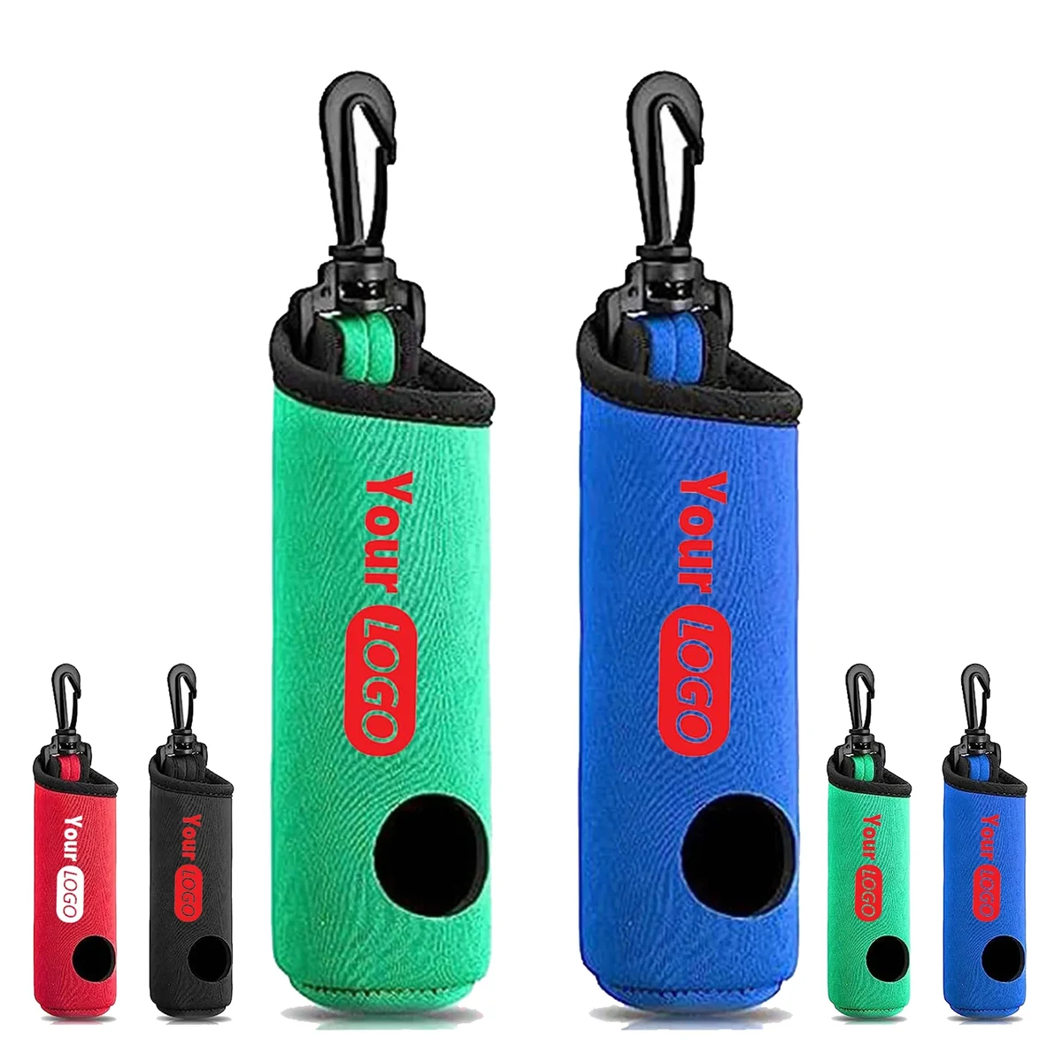 Neoprene Golf Ball Pouch with Tees for Bag 1
