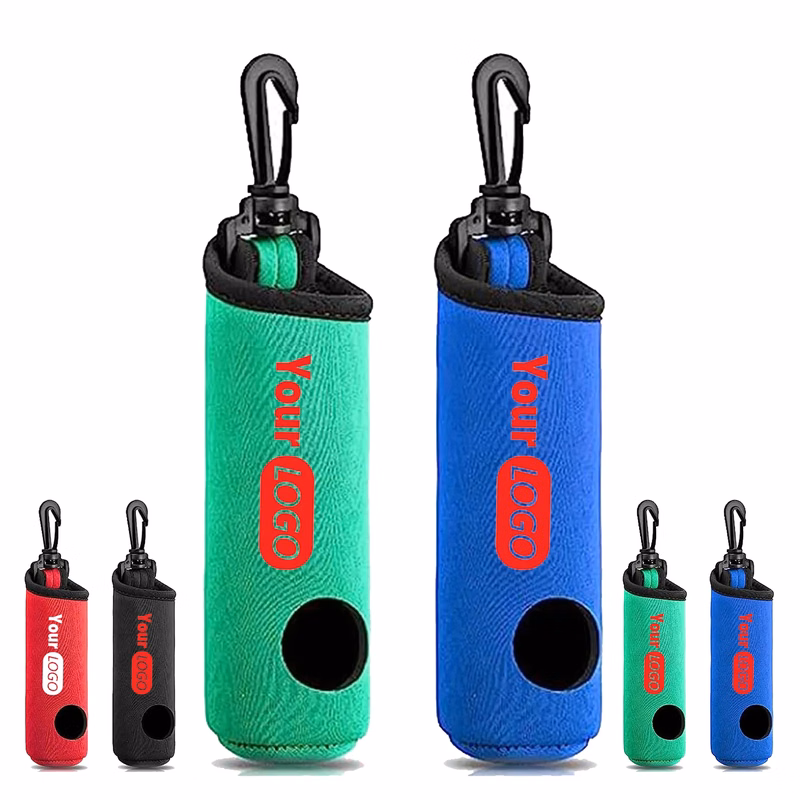 Neoprene Golf Ball Pouch with Tees for Bag