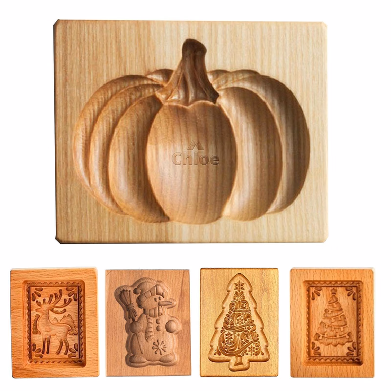 Customizable Wooden Cookie Biscuit Mold