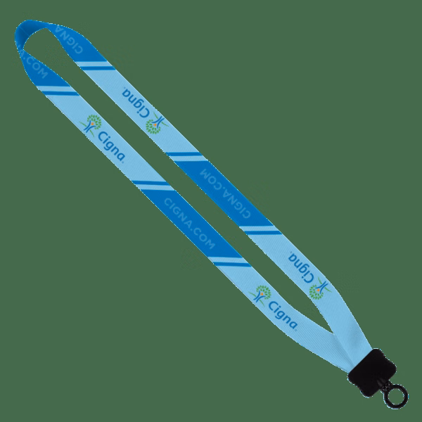 3/4" Dye-Sublimated Waffle Weave Lanyard