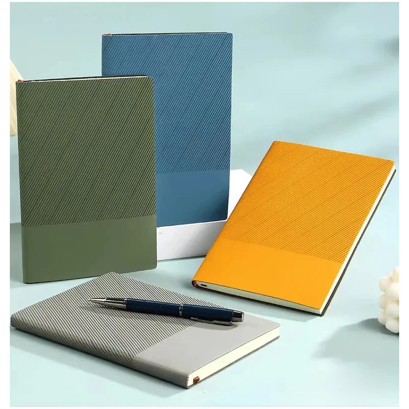A5 Diagonal Pattern PU Notebook Office Softy Journal 1