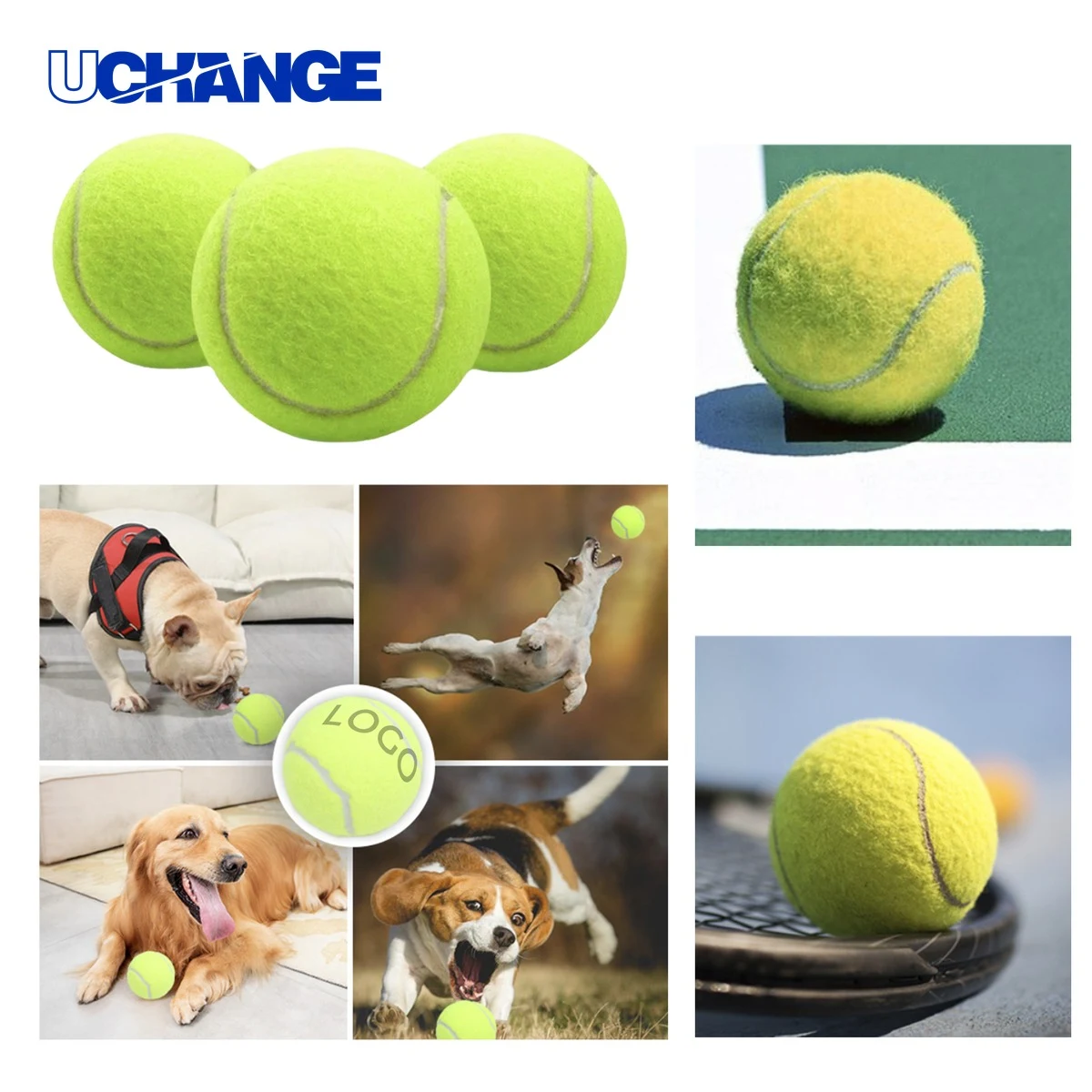 Versatile Pet Tennis Ball Toy 1