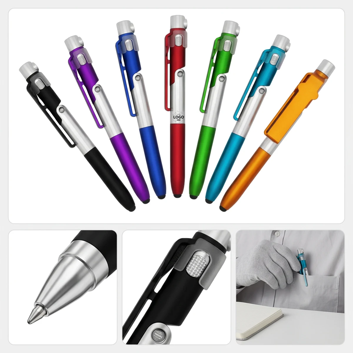 Multi-Color Aluminum Office Writing Pens 1