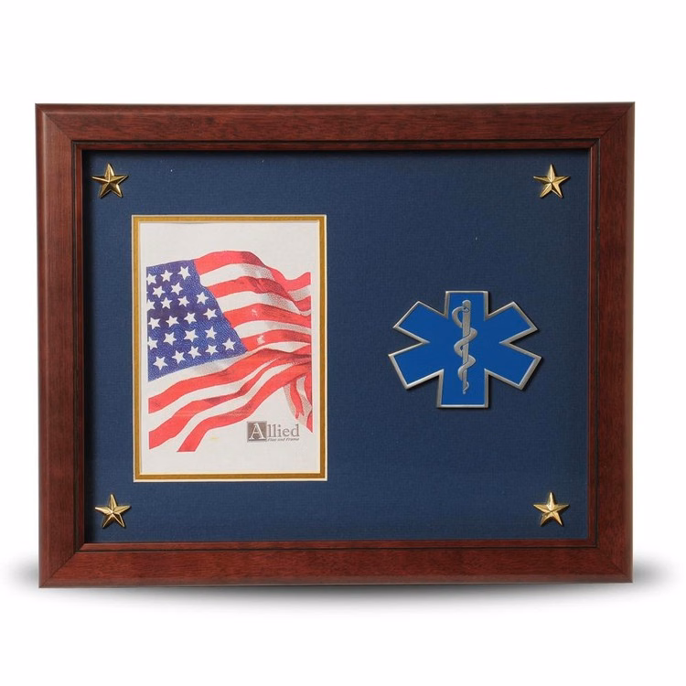EMS Medallion 5-Inch by 7-Inch Picture Frame with Stars