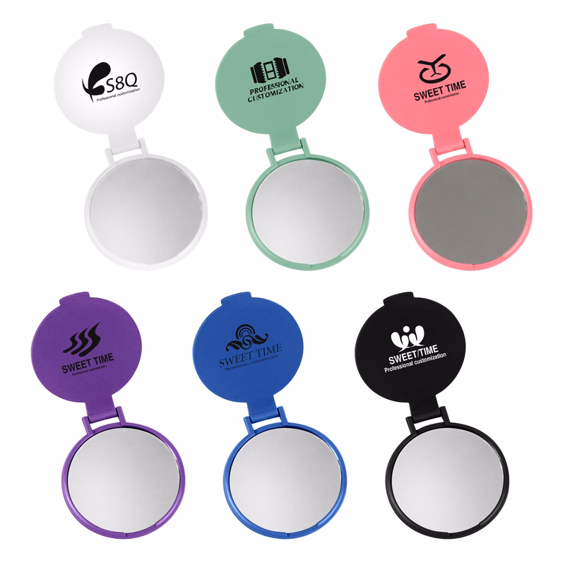 Mini Folding Round Compact Mirror