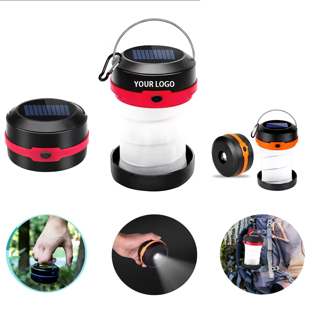 Mini Solar Powered LED Camping Lantern 1