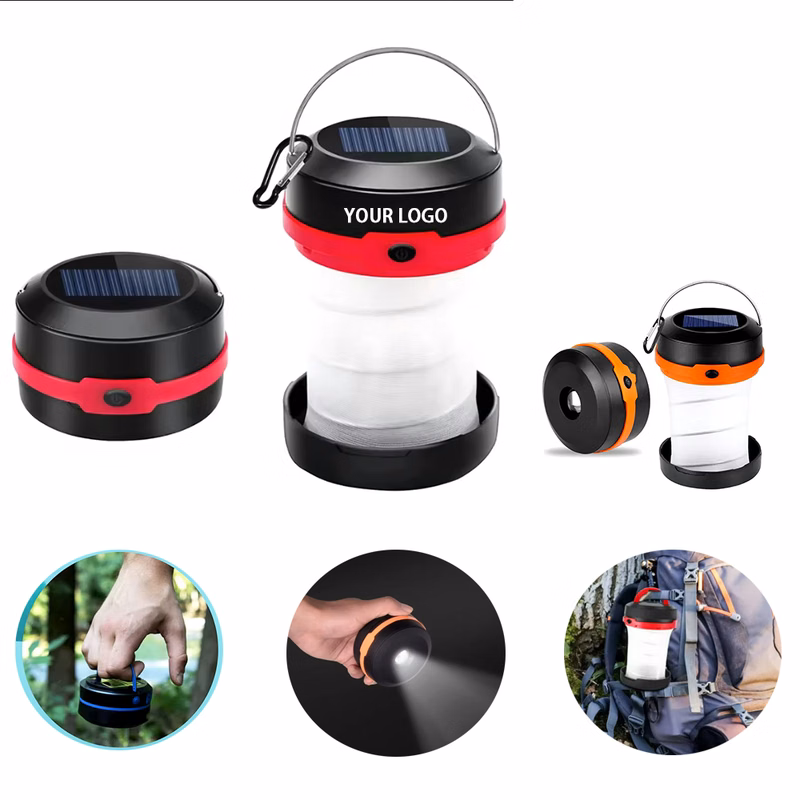 Mini Solar Powered LED Camping Lantern