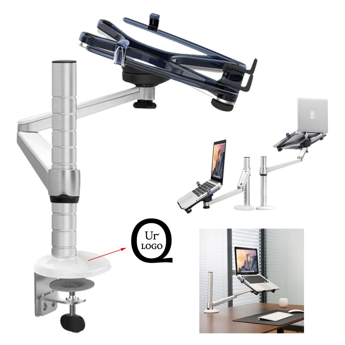 Single Arm Laptop Desk Mount Stand 1