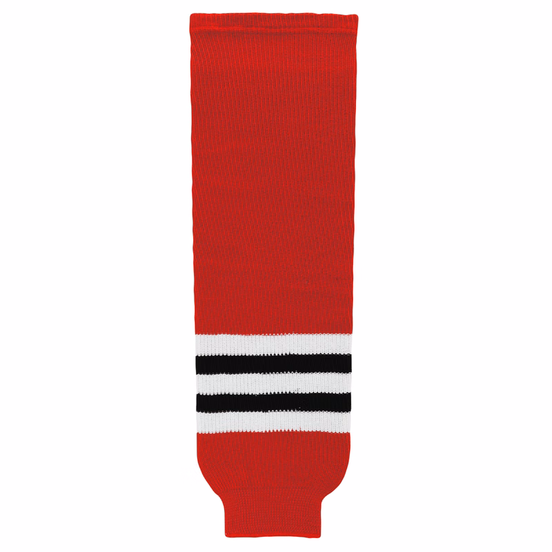 Knitted Striped Hockey Socks HS630-G207