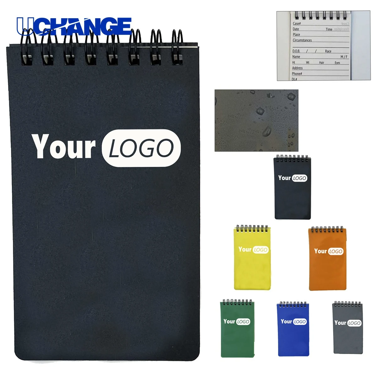 Waterproof Portable Wirebound Notebook Journal for Field Work 1