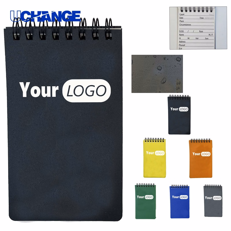 Waterproof Portable Wirebound Notebook Journal for Field Work