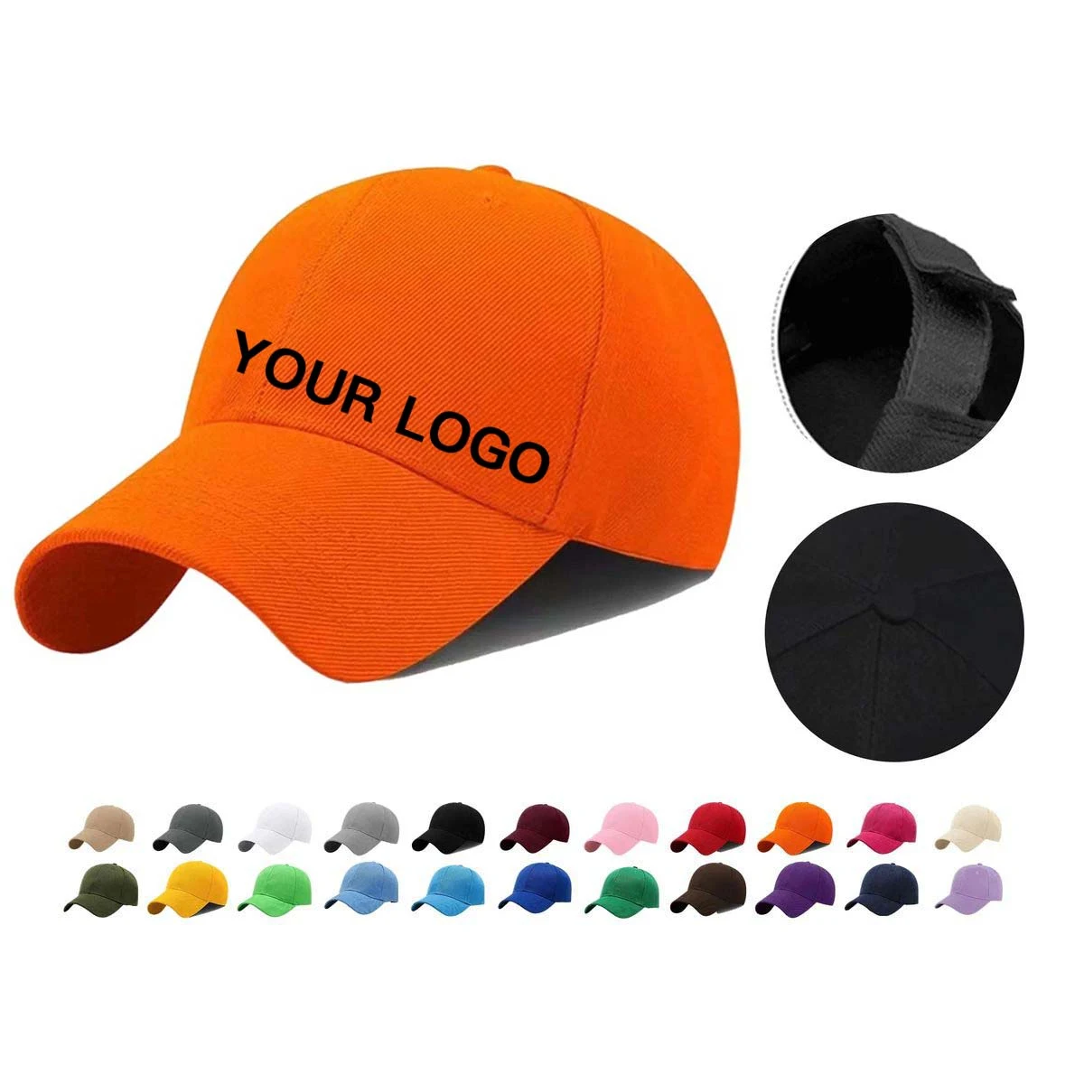 Classic Acrylic Baseball Cap with Breathable Fabric 1