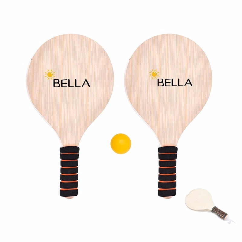 Beach Racquet Outdoor Games Wooden Racket
