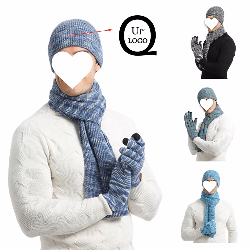 Winter Knitted Hat Set