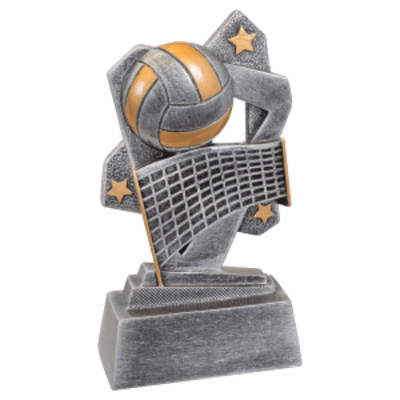 5-1/2" Tall Volleyball Triumph Resin Award