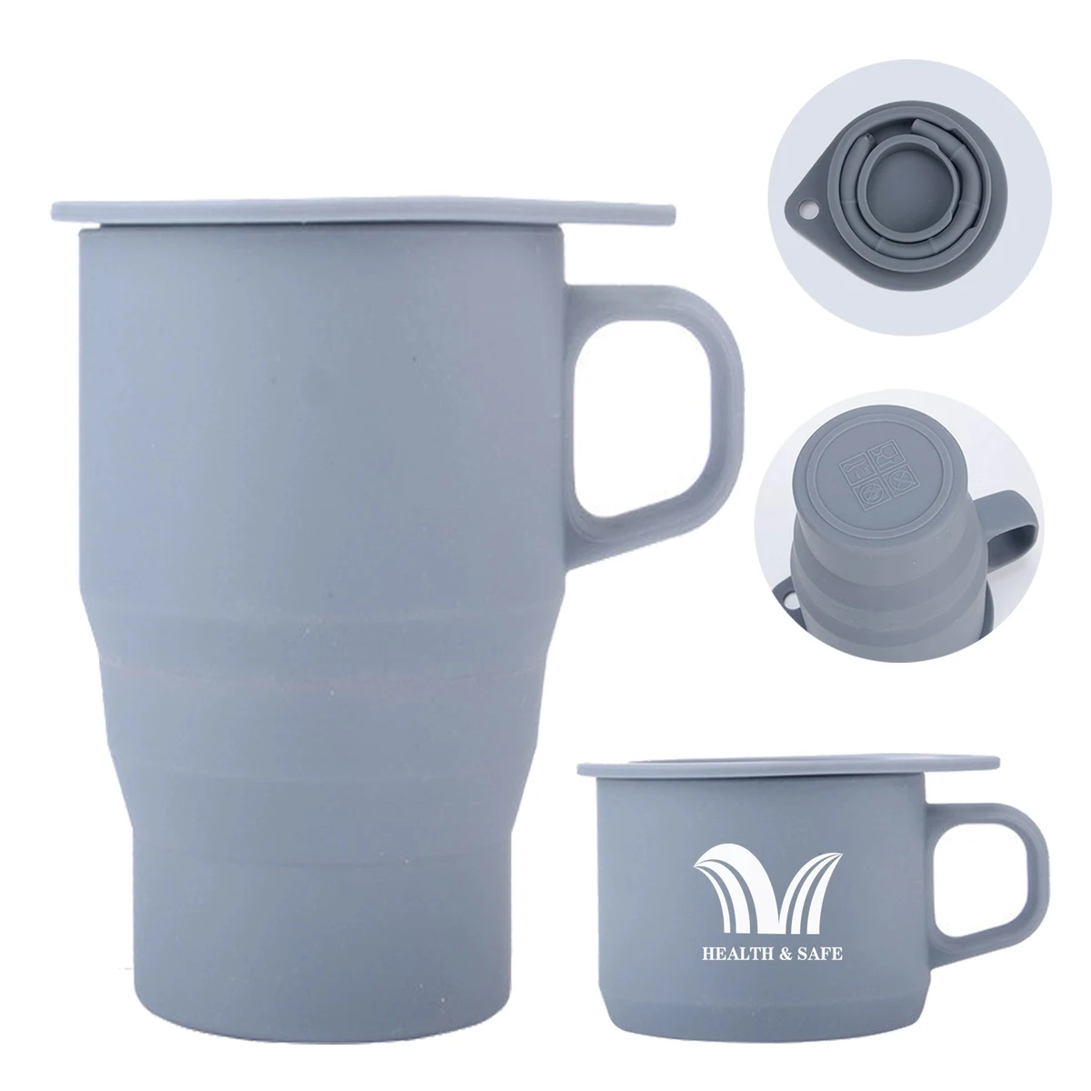 Retractable Folding Silicone Mug 1