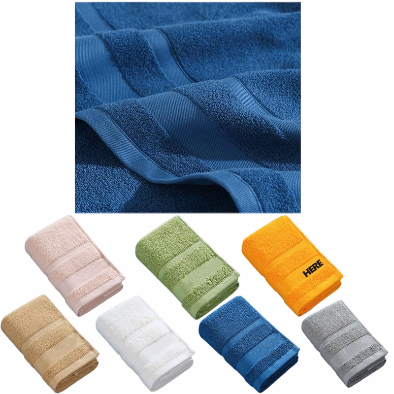 Solid Color Pure Cotton Towel