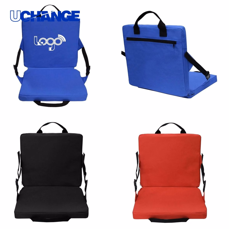 Portable Folding Stadium Seat Cushion With Pocket