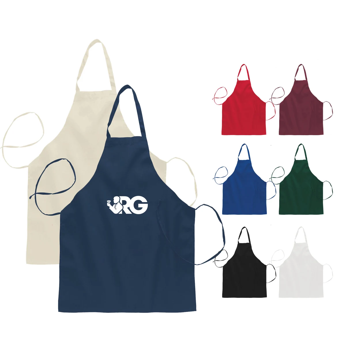 7.5 oz. Twill Butcher Apron 1