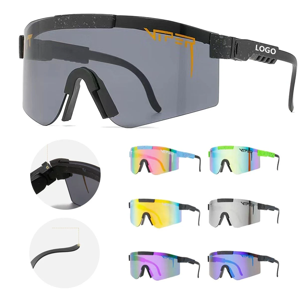 Protective Athletic Polarized Sunglasses Cycling Eyewear 1