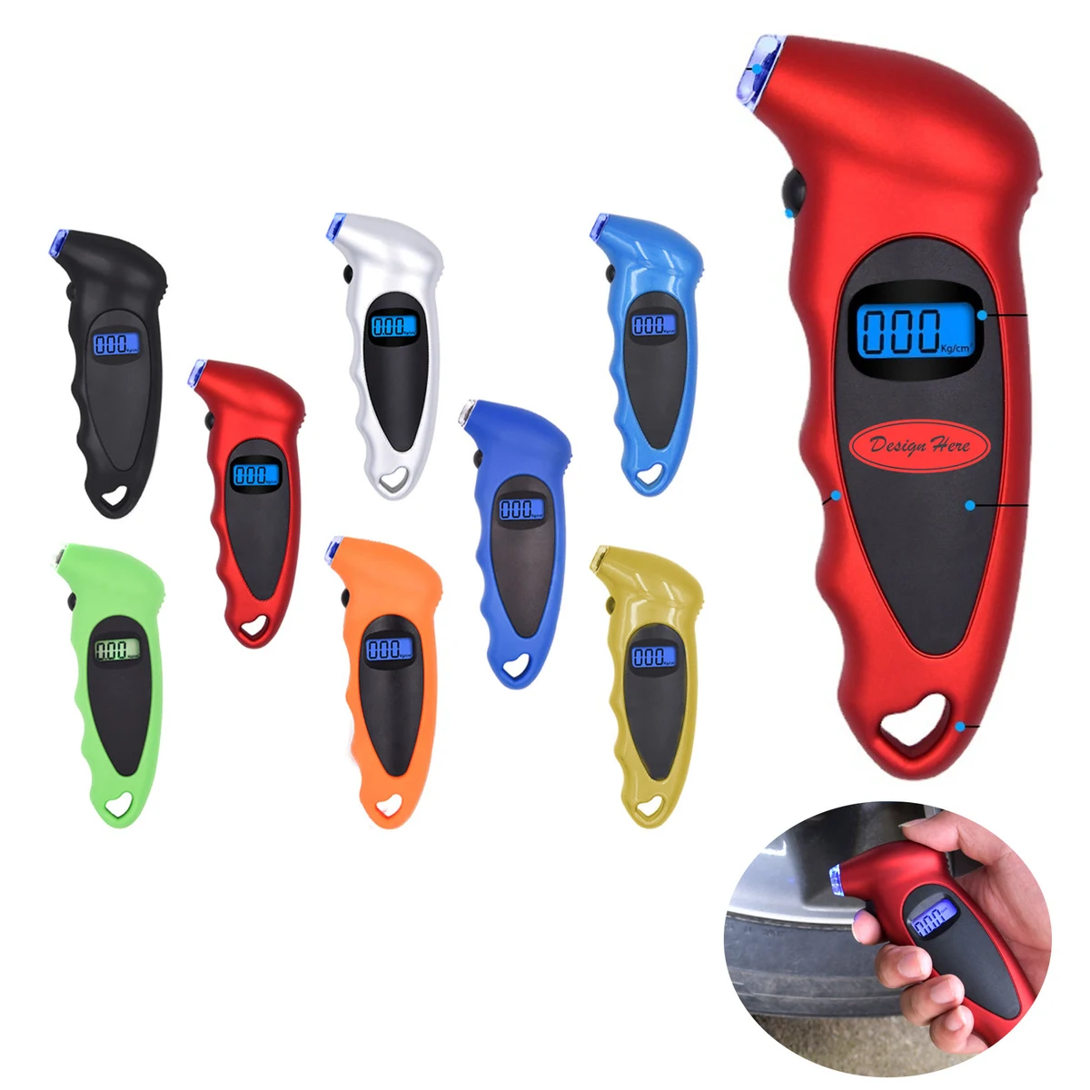 Auto Tire Pressure Digital Gauge ?C Fast, Precise Measurement 1
