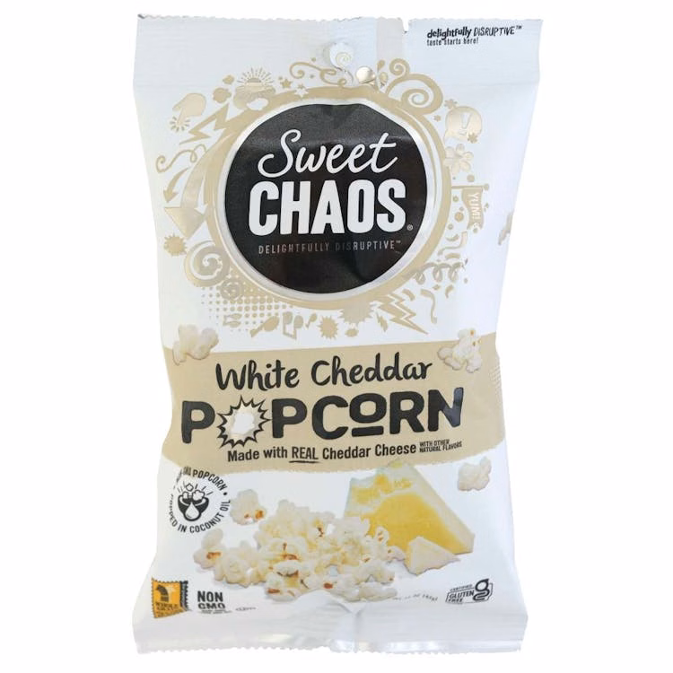 Sweet Chaos Popcorn White Cheddar