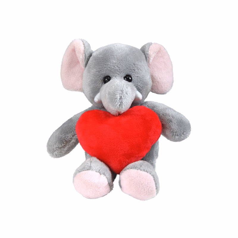 soft plush Elephant with heart