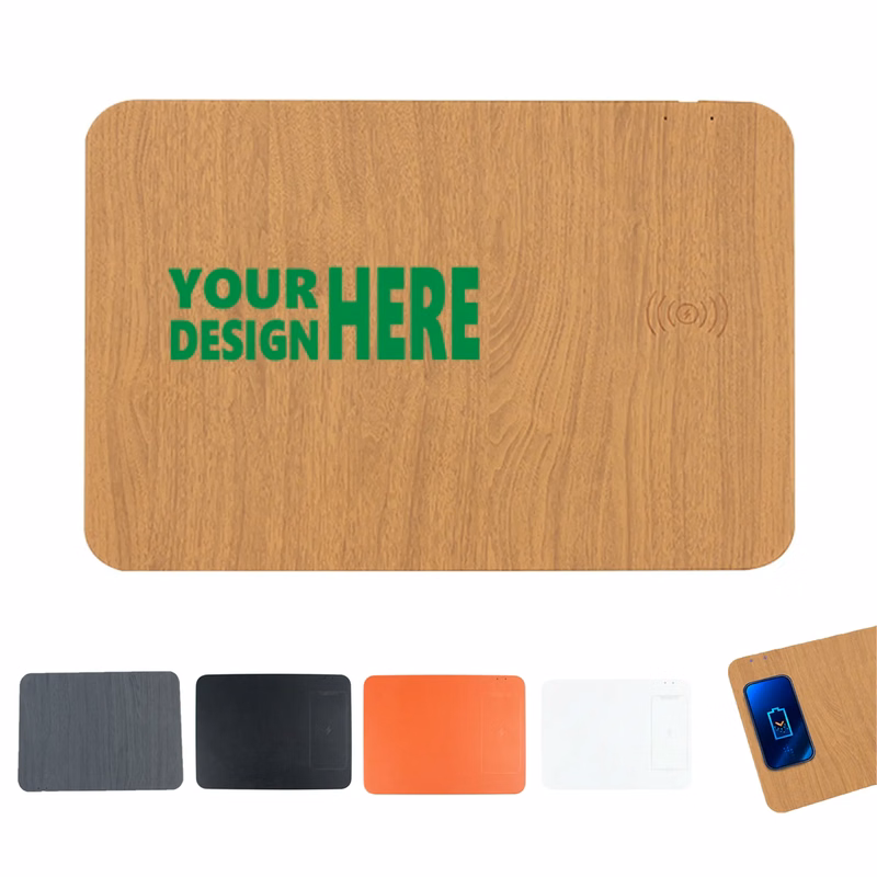 Slim Wooden Wireless Charging Pad