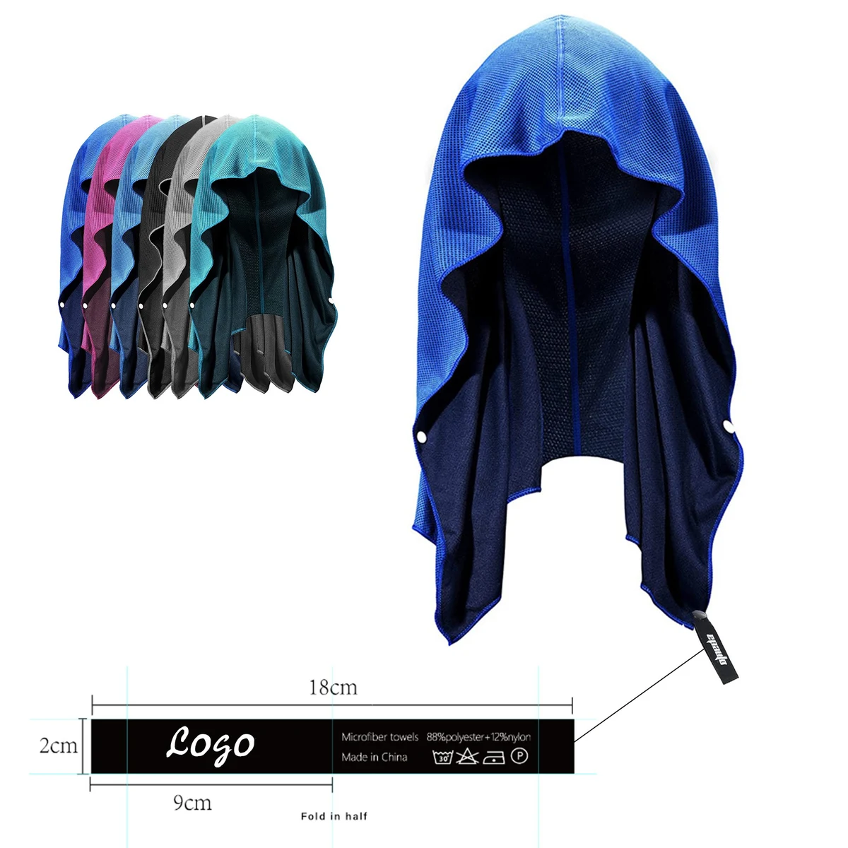 U-shaped Hoodie Cooling Towel 1