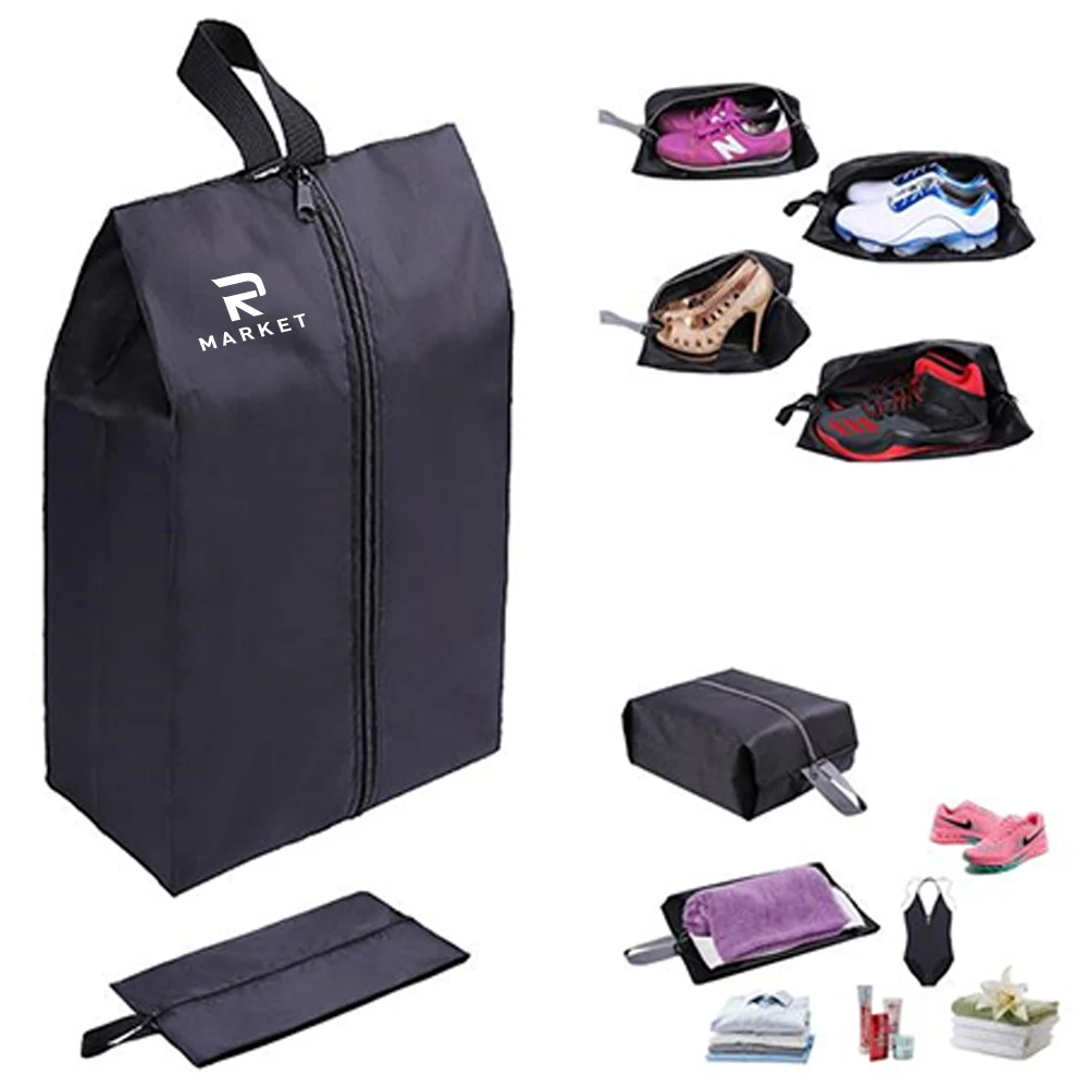 Travel Shoe Bags Waterproof Nylon with Zipper 1
