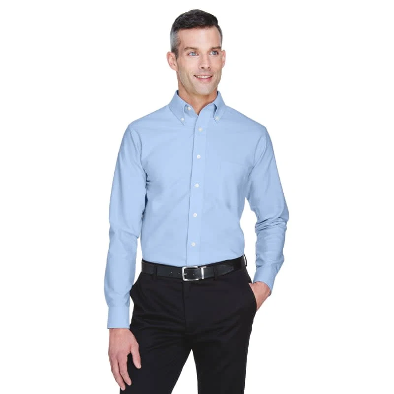 UltraClub Men's Tall Classic Wrinkle-Resistant Long-Sleeve Oxford 1