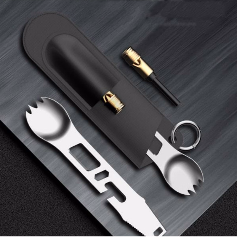 Camping Cutlery Survival Tools Kit